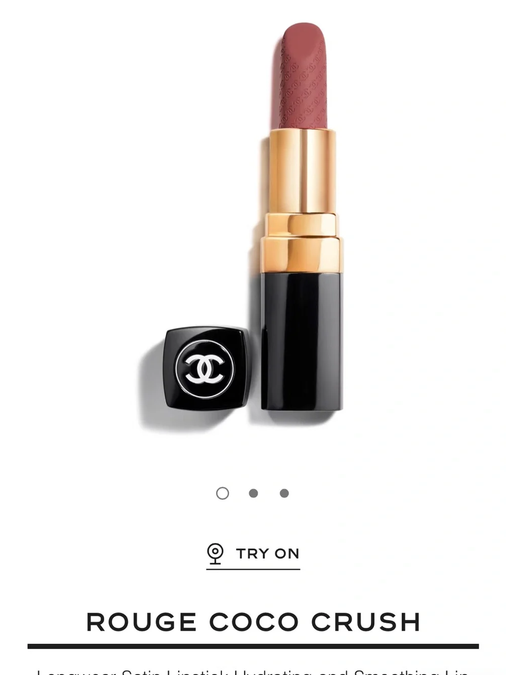 CHANEL Rouge Coco Crush Satin Lipstick - Soldout Shade “Crush” 100% authentic